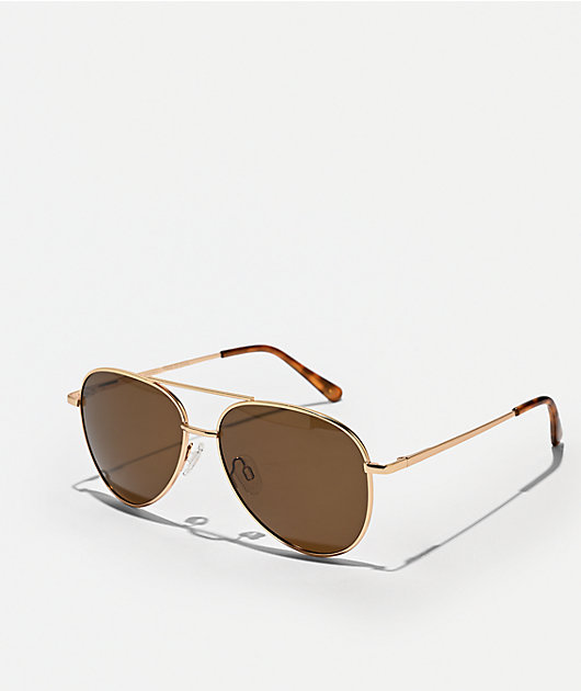 Peepers Ultraviolet Gold Polarized Sunglasses