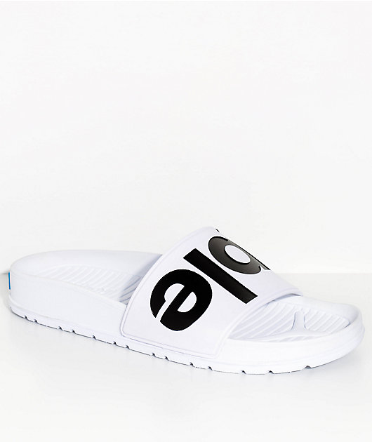 white people sandals