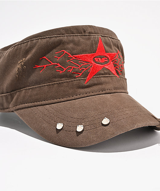 Personal Fears Comrade Brown Wash Cadet Hat