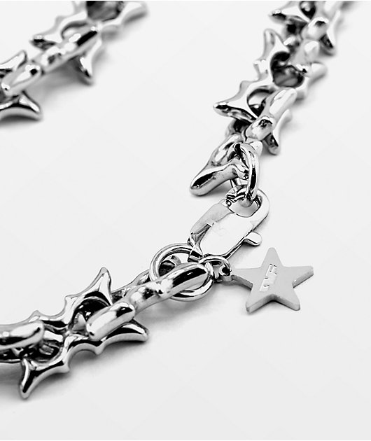 Personal Fears Cyber Link Silver Chain Necklace
