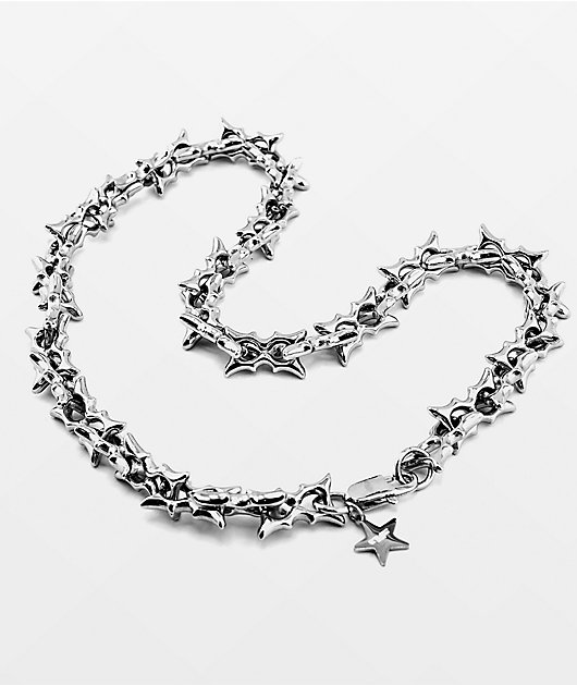 Personal Fears Cyber Link Silver Chain Necklace