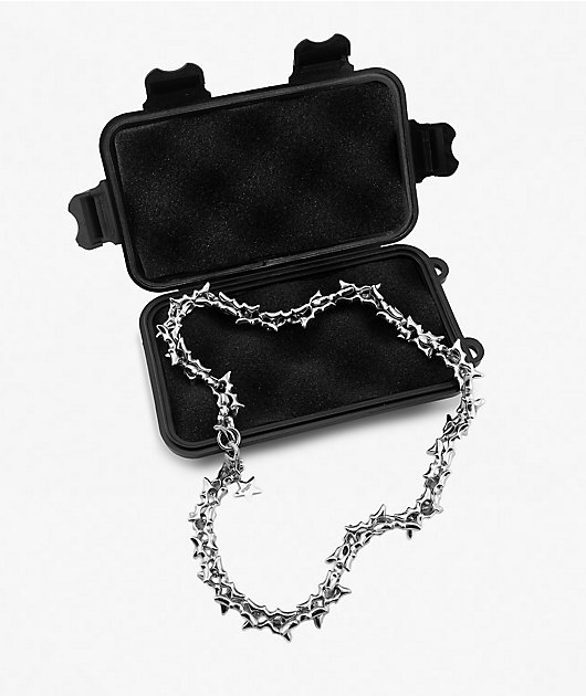 Personal Fears Cyber Link Silver Chain Necklace