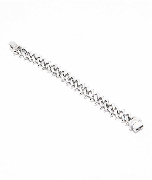 Personal Fears Raptor Link 7" Silver Bracelet