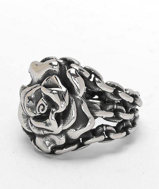 Personal Fears Rose In Chains Ring