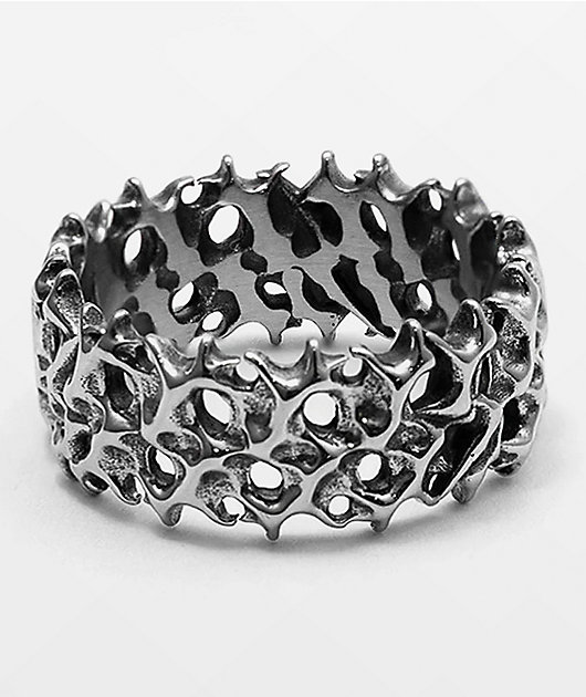 Personal Fears Sludge Silver Ring