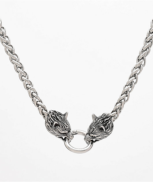 wolf chain necklace