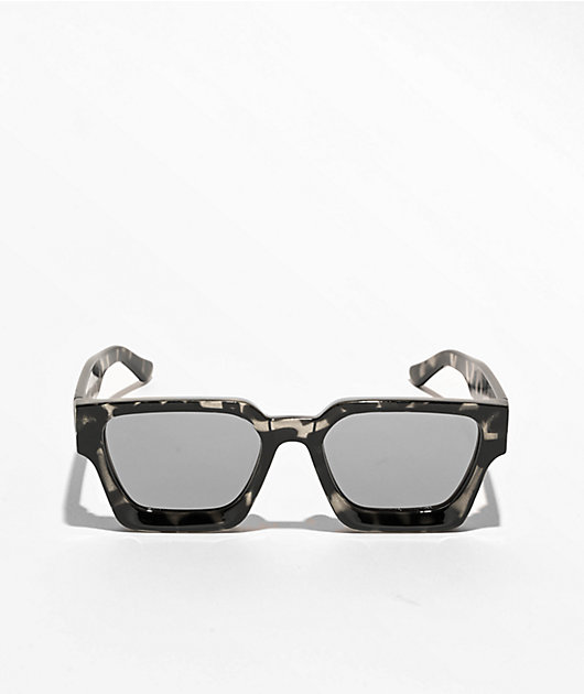Petals & Peacocks Optimistics Black Mirror Tortoise Sunglasses