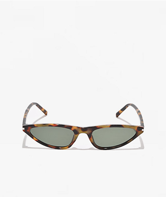 Petals and Peacocks Beller Green & Black Sunglasses