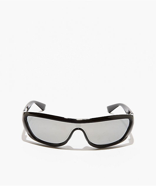 Petals and Peacocks Blazen Black & Silver Sunglasses