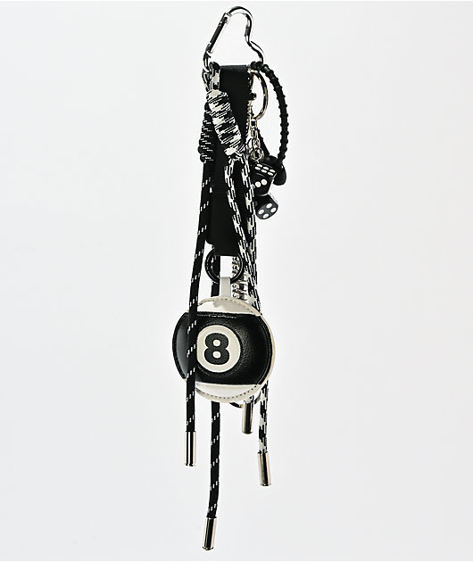 Petals and Peacocks Crazy Eights Bag Charm