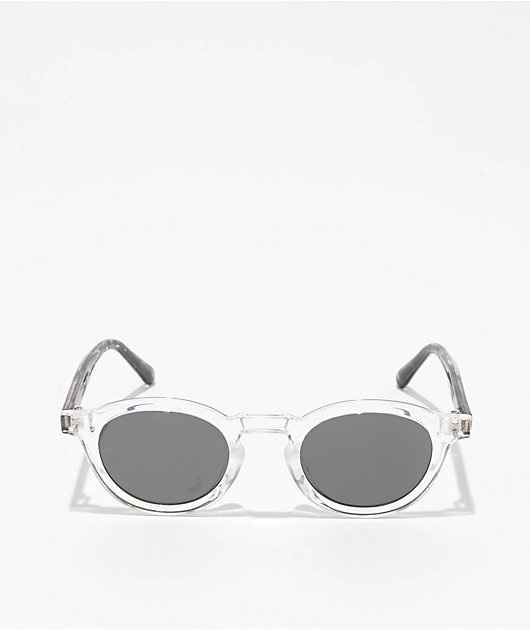 Petals and Peacocks Denor Transparent & Black Tortoise Sunglasses