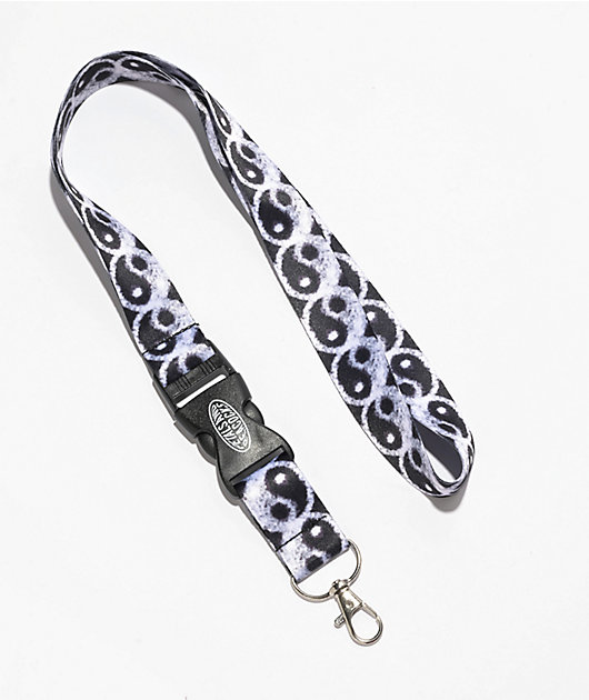 Petals and Peacocks In The Clouds Lanyard