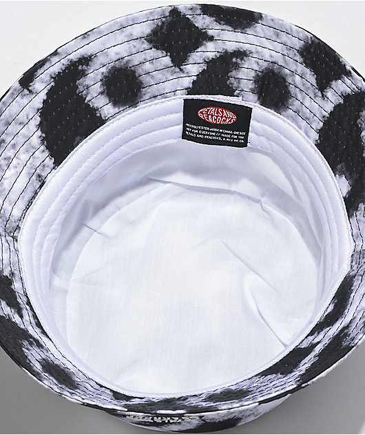 Petals and Peacocks In The Clouds Tie Dye Bucket Hat
