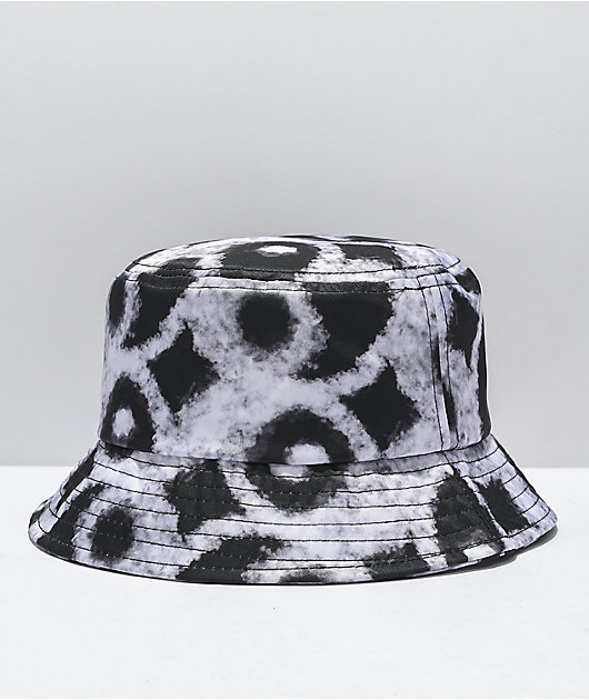 Petals and Peacocks In The Clouds Tie Dye Bucket Hat