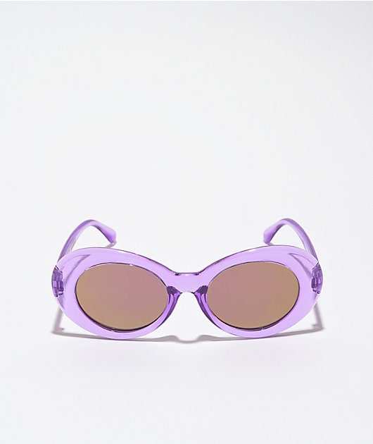 Petals and Peacocks Nevermind Purple Sunglasses