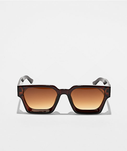 Petals and Peacocks Optimistics Chocolate Brown Sunglasses