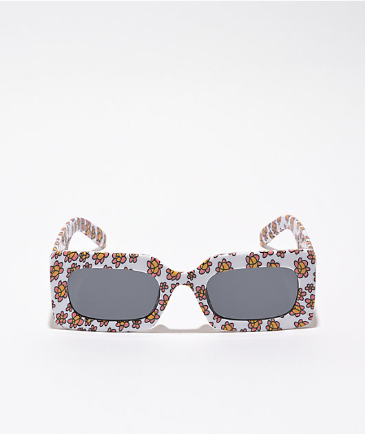 Petals and Peacocks Rhubic 2.0 Pink & Yellow Sunglasses