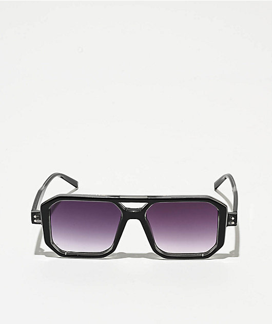 Petals and Peacocks Velouri Black Sunglasses