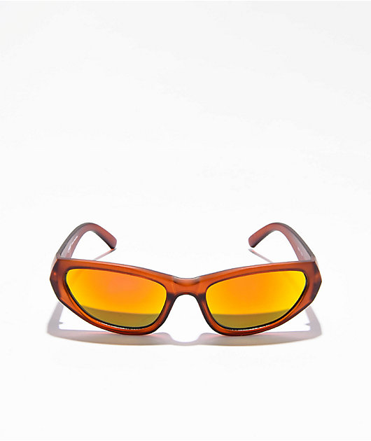 Petals by Petals & Peacocks Alpha Y2K Copper Sunglasses | Zumiez