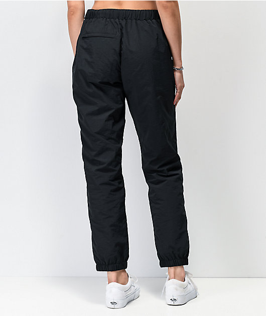 Petals by Petals and Peacocks Kindness Black Crinkle Track Pants