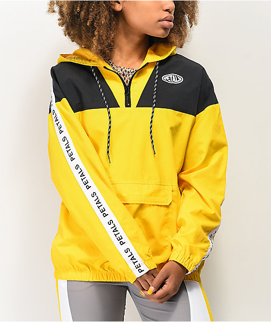 yellow anorak women's