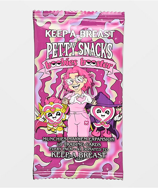 Petty Snacks x Keep A Breast Foundation Boobies Booster Pack