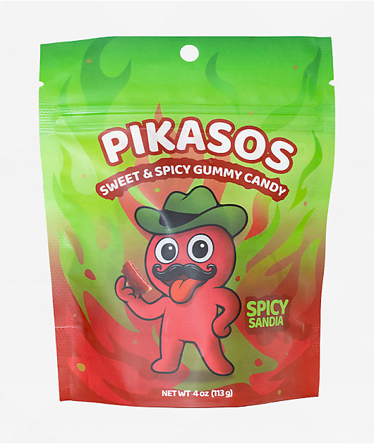 ♡ ʚ Candy ɞ ♡  Pikasos Spicy Sandia Gummy Candy | Zumiez
