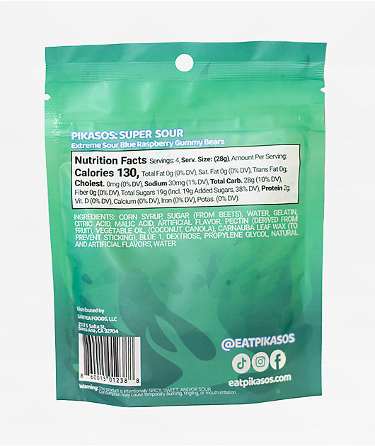 Pikasos Super Sour Gummy Candy | Zumiez