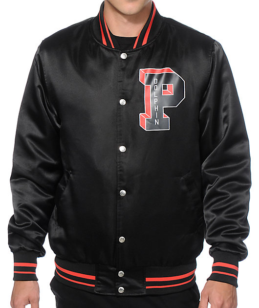 pink dolphin varsity jacket