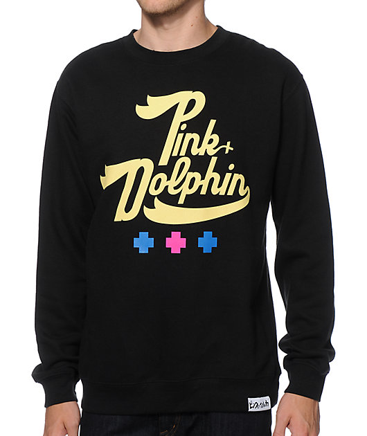 pink dolphin crewneck sweatshirts