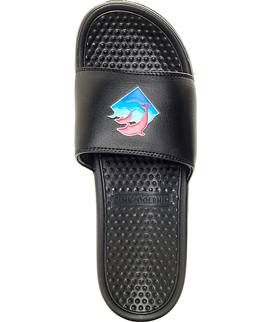 pink dolphin slides
