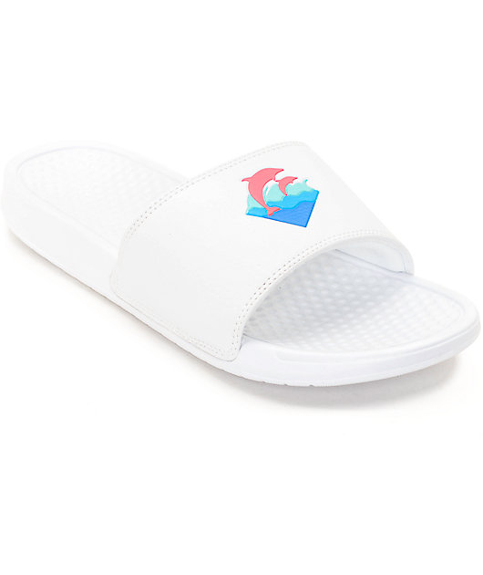 pink dolphin sandals