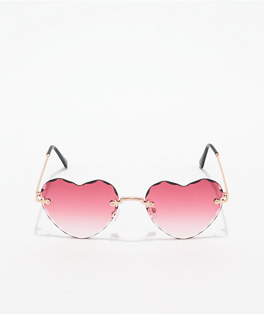 zumiez heart sunglasses