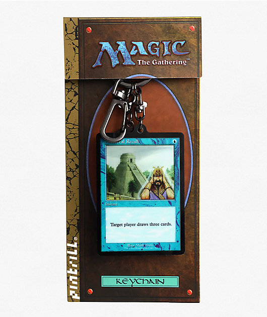 Pintrill x Magic The Gathering Ancestral Recall Keychain