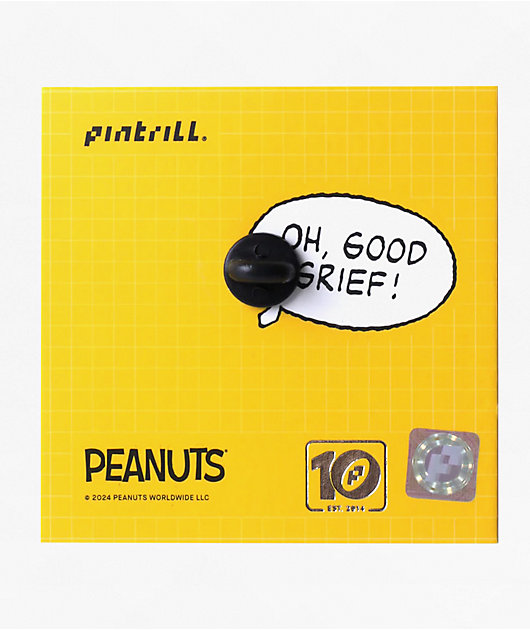 Pintrill x Peanuts Lucy's Psychiatry Booth Enamel Pin