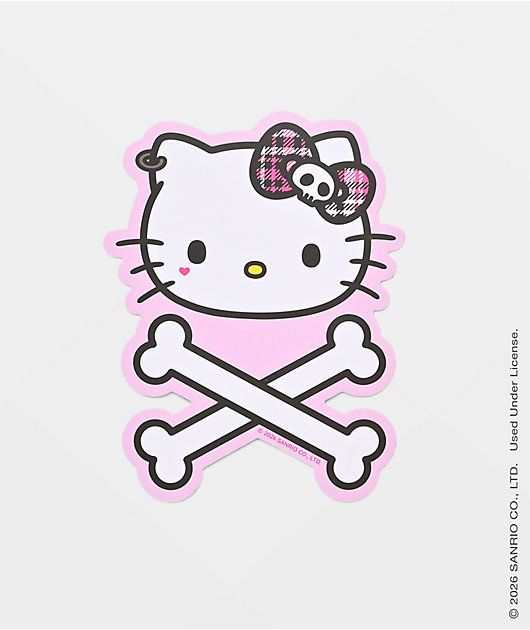 Pipsticks x Hello Kitty and Friends Cross Bones Hello Kitty Sticker