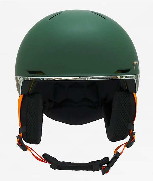 Pit Viper Actualbush Brainstorm Green & Camo Snowboard Helmet Pit Viper Actualbush Brainstorm Green & Camo Snowboard Helmet