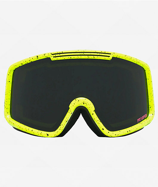 Pit Viper French Fry The Surge Black & Yellow Snowboard Goggles