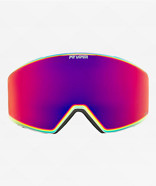 Pit Viper Miami Nights BN5000 White Snowboard Goggles