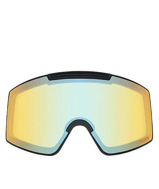 Pit Viper Proform Actualbush & Gold Snowboard Goggles