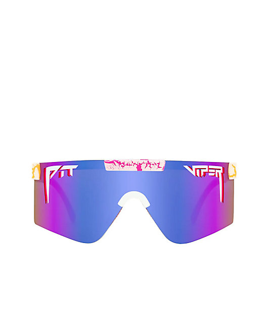Pit Viper The 2000s Aftershock Polarized Blue & Purple Sunglasses