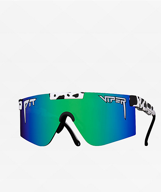 Pit Viper The 2000s Cowabunga Black & White Sunglasses
