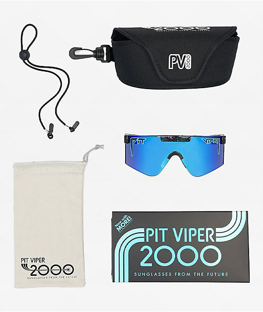 Pit Viper The 2000s The Hail Sagan Blue Sunglasses
