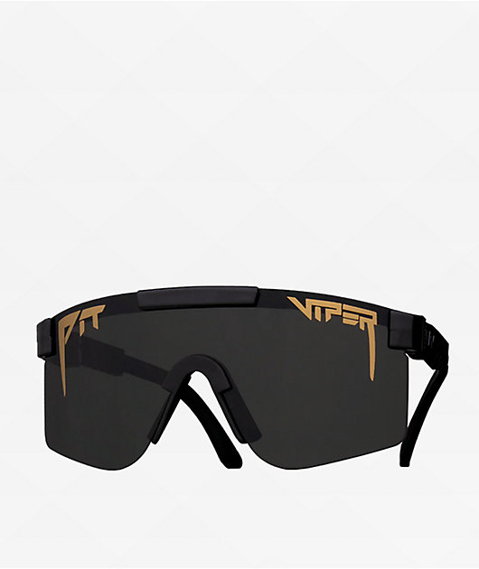 Lunettes De Soleil Pit Viper The Exec - Noir, Polarisées, Monture Large En Plastique - Occasion En Super état