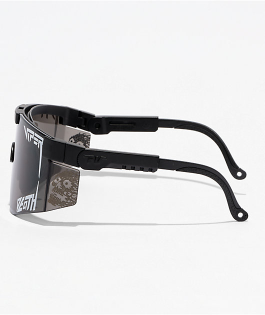 Pit Viper x Liquid Death The Exec Original Black & Smoke Polarized Sunglasses