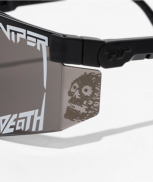 Pit Viper x Liquid Death The Exec Original Black & Smoke Polarized Sunglasses