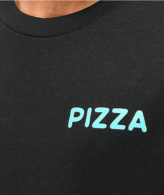 Distribución Sumamente elegante Fiesta Pizza Terminator camiseta negra