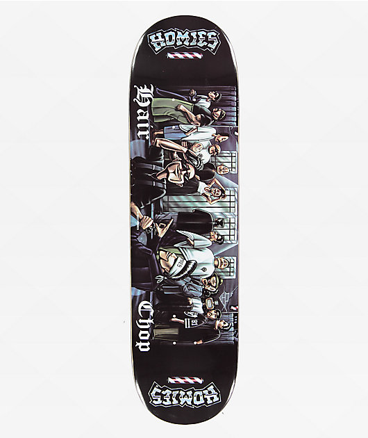 Pizza x Homies Hair Chop 8.5" Skateboard Deck