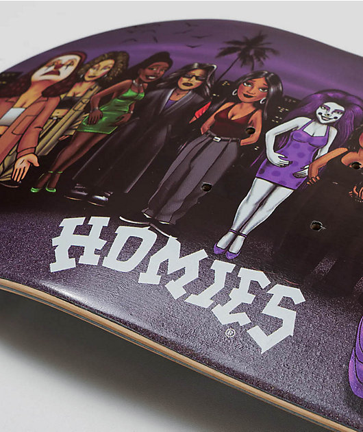 Pizza x Homies Homegirl Hangout 8.5" Skateboard Deck
