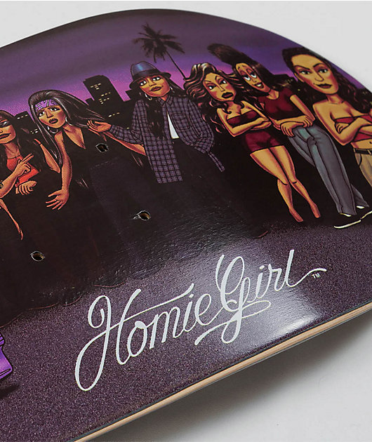 Pizza x Homies Homegirl Hangout 8.5" Skateboard Deck